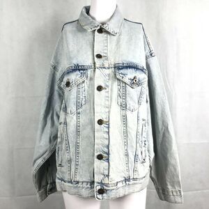 Cotton On Jean Jacket Womens Sz 8 Light Acid Wash Recycled Trucker Denim Pockets